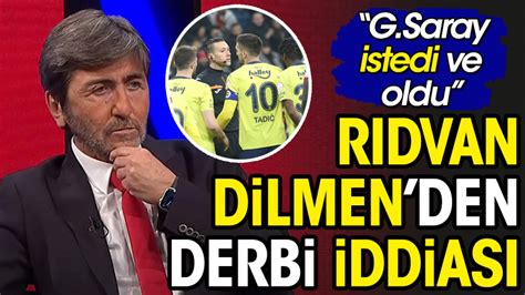 Rıdvan Dilmen'den sezon sonu iddiası: "Galatasaray ve Fenerbahçe...
